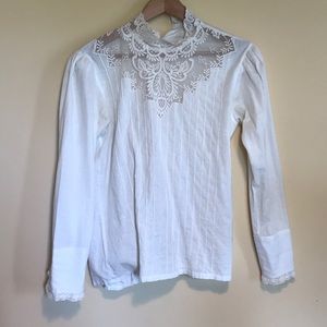 Vintage Edwardian long sleeve blouse